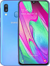 Best available price of Samsung Galaxy A40 in Tunisia